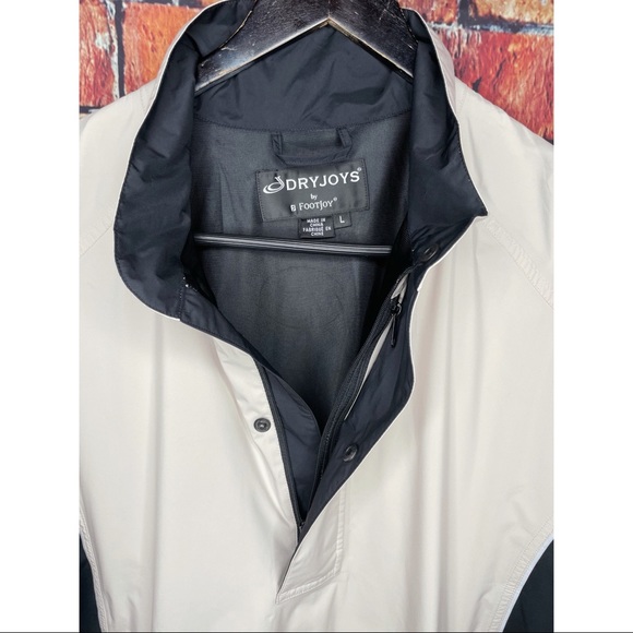FootJoy Dryjoys Golf Rain Jacket Pullover Half Zip - Picture 4 of 4